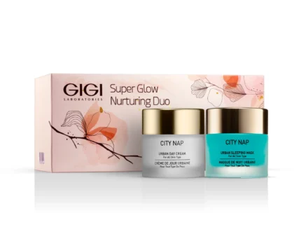 CITY NAP Super Glow Duo (Urban Tagescreme 50 ml, Urban Schlafmaske 50 ml), set.